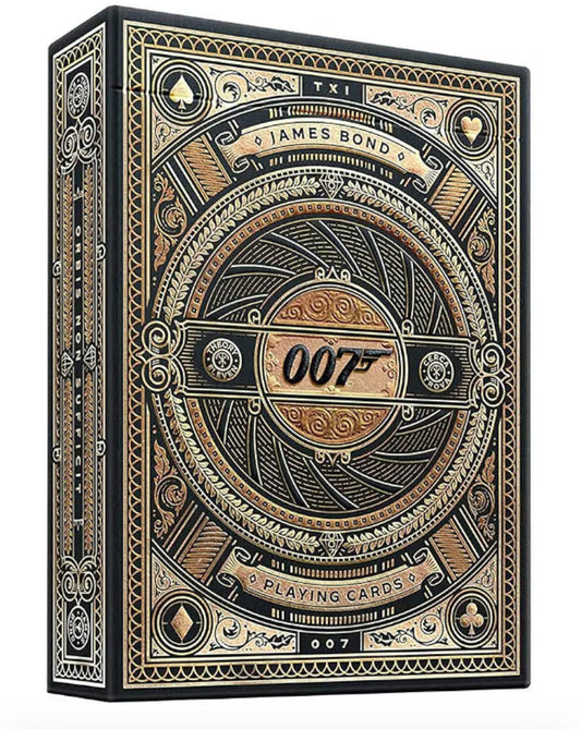 James Bond 007 Premium Playing Cards - Gold Foil, Official Collectible Deck