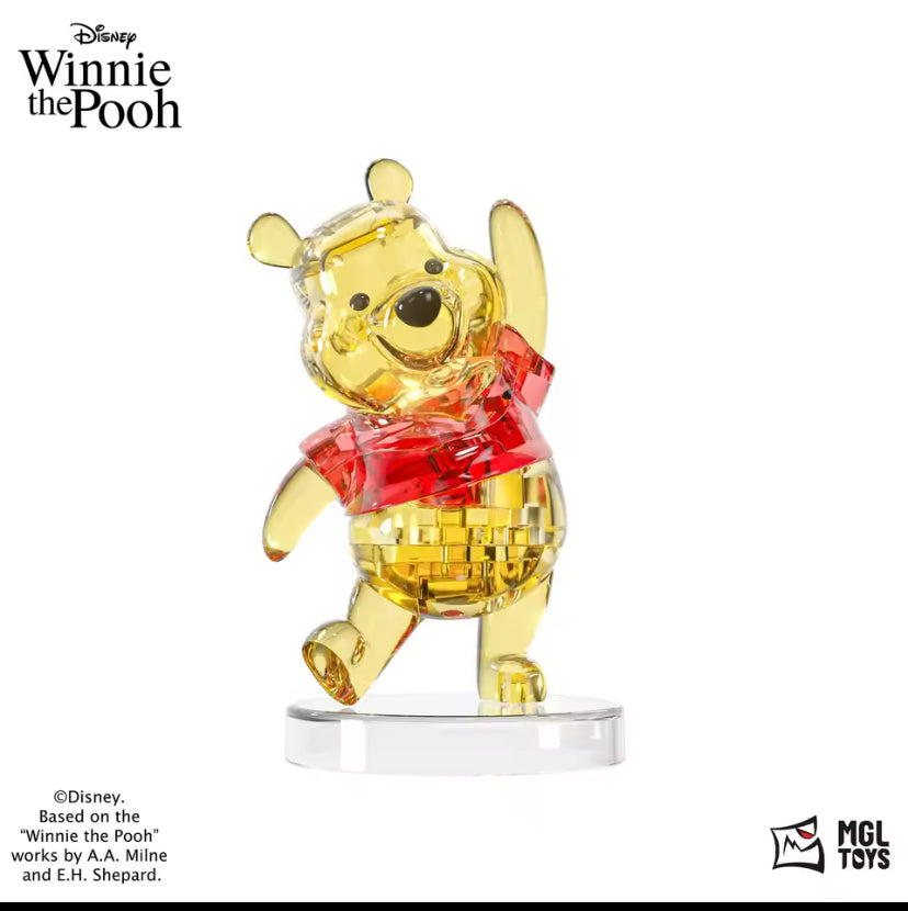 Winnie the Pooh Crystal Building Blocks Winnie the Pooh Bear Table Decoration