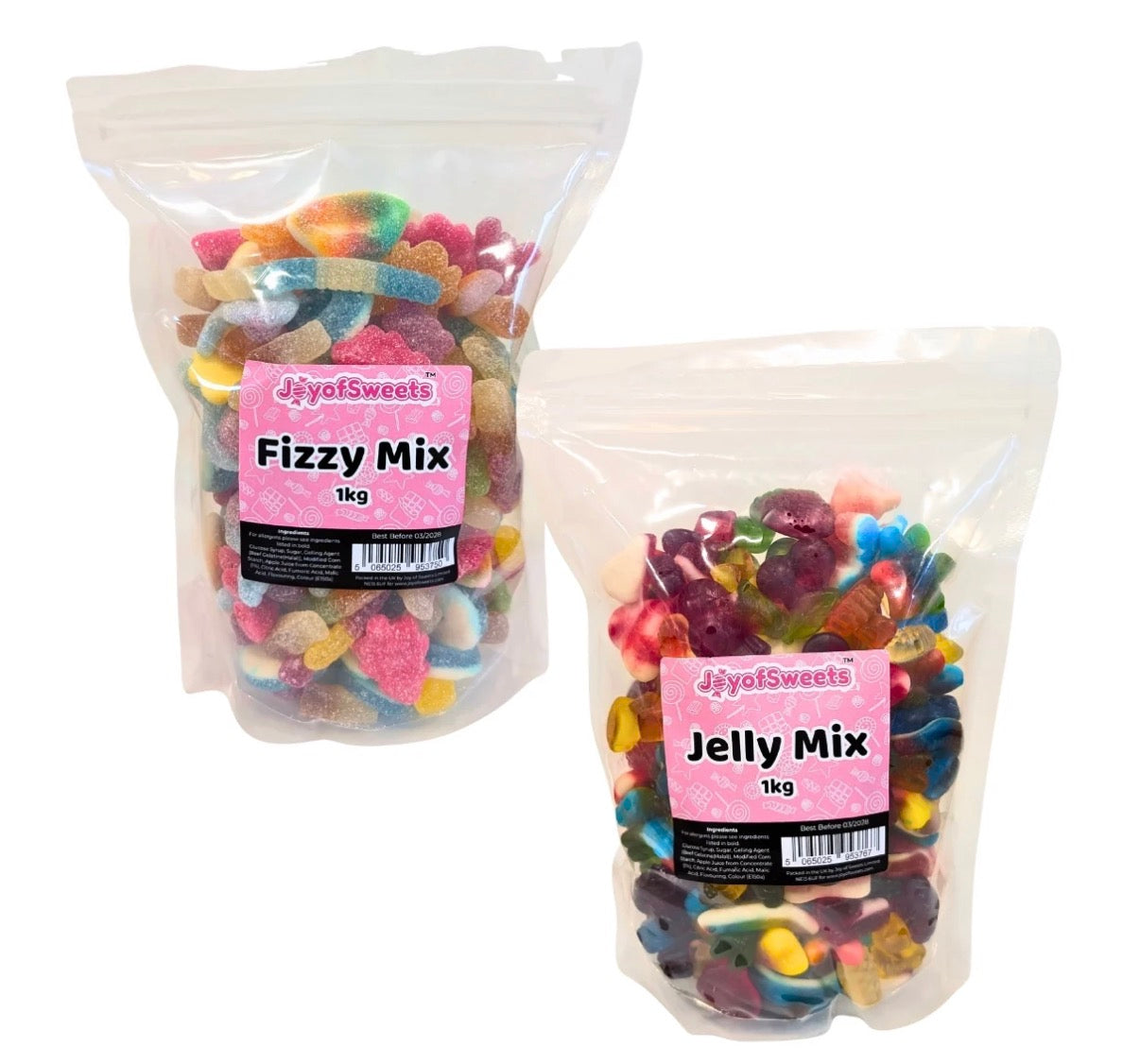2kg Sweet Bundle (1kg Fizzy/1kg Jelly) (Pre-Made)