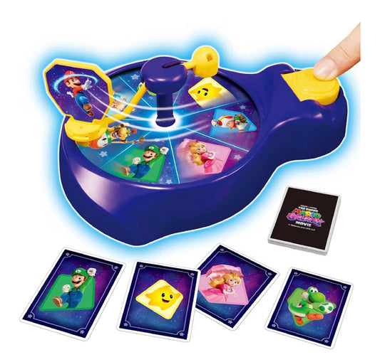 EPOCH Games THE SUPER MARIO GALAXY MOVIE Spin 'n Match Game - Party Game