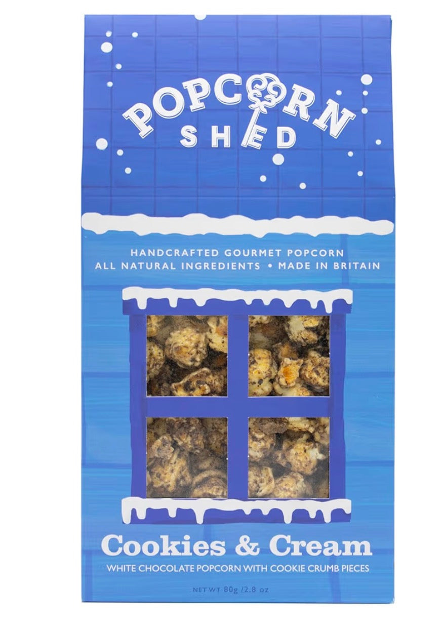 Popcorn Shed Cookies & Cream Gourmet Popcorn Gluten Free (1 x 80g)