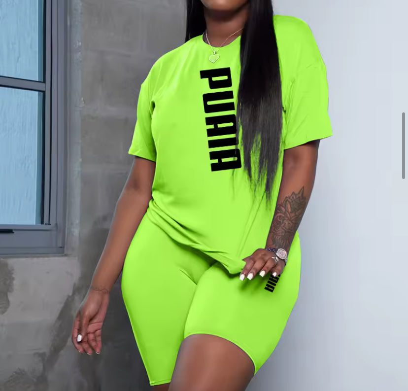 Summer New Arrival Women's Shorts 2pcs Set