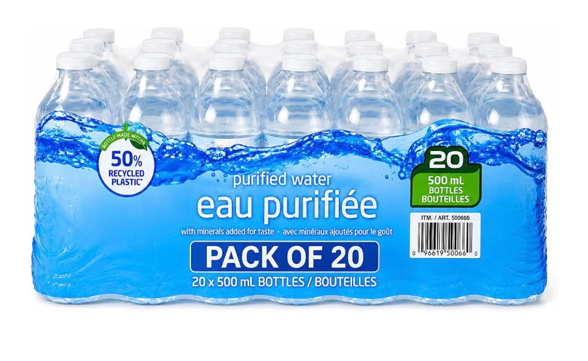 Multipack Cost co 500ml Still Spring Water, Bulk Hydration Pack For Everyday Use - 20 x 500ml Bottles
