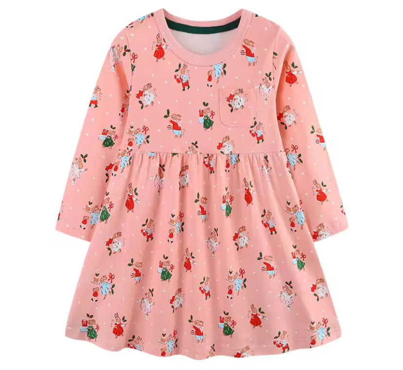 Long Sleeve Girls Dresses