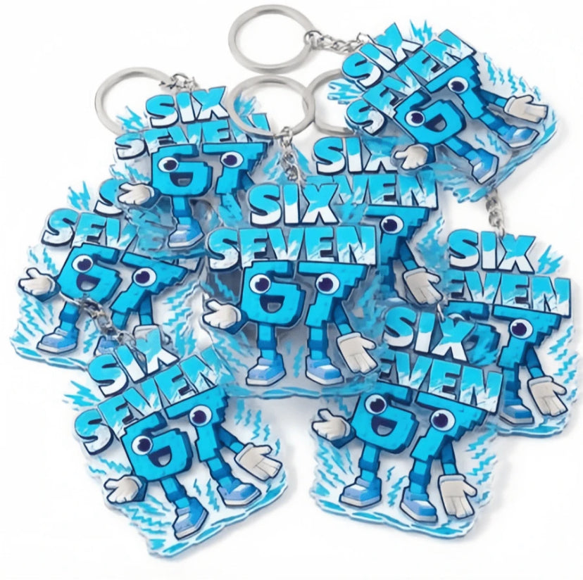 Letter Shaped Acrylic Keychains, 67 keychain