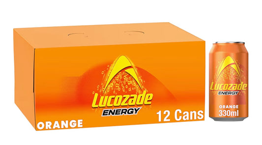 Lucozade Energy Drink Orange 12x330ml