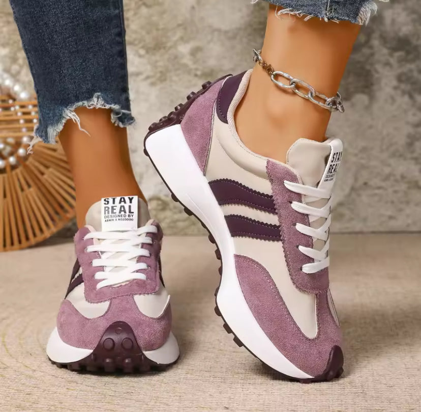 New Thick Soled Student Women's Casual trainer 👟