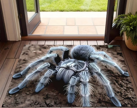 Realistic Large Spider Horror Doormat