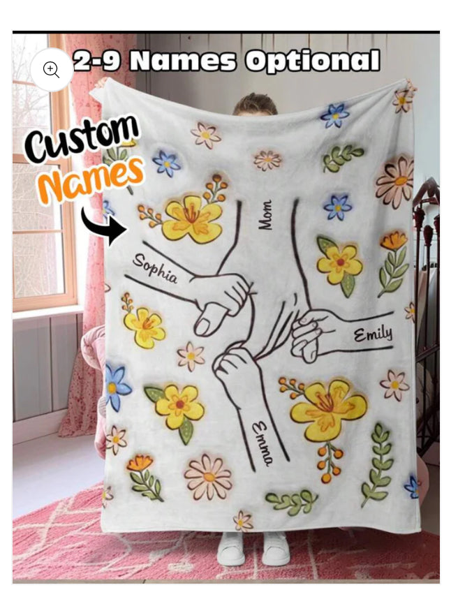 1pc Custom Blanket For Mother's Blanket