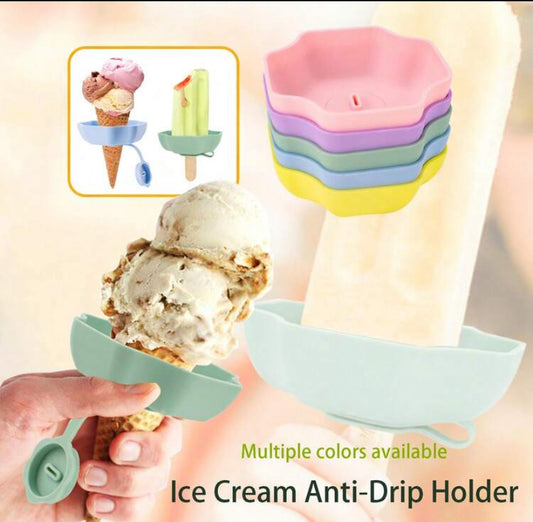 Silicone Ice Cream Holder | Leak-Proof Ice Pop Mold Assist Tool For Kids | Multifunctional Ice Pop Tray x3 random