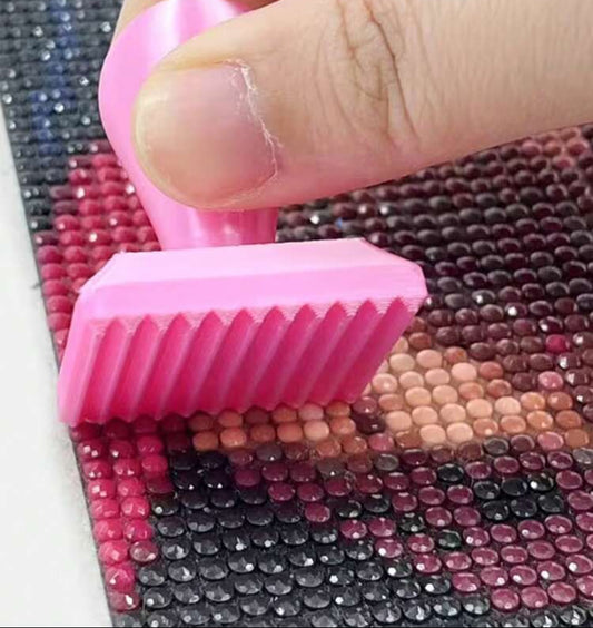 1 Set 3D Printed Diamond Painting Roller And Detachable Ergonomic Diamond Brush, Labor-Saving Diamond Dot Painting Machine