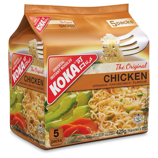 Koka Original Chicken Flavour Oriental Style Instant Noodles, 85 g