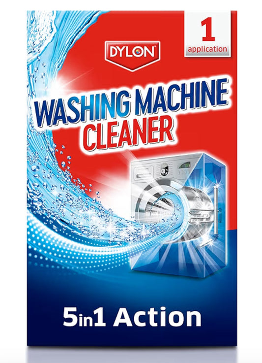 Colour Catcher Dylon Washing Machine Cleaner 1 Use, 5-in-1 Washing Machine Cleaner, Freshener and Limescale Remover for Cleaning Washing Machines, Single Application Pack