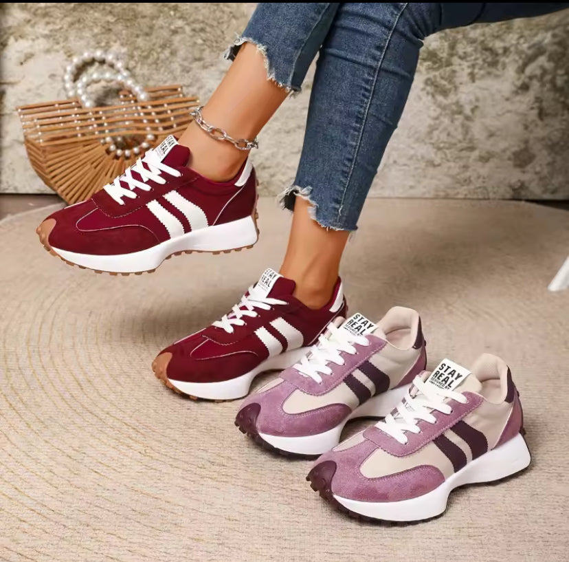 New Thick Soled Student Women's Casual trainer 👟