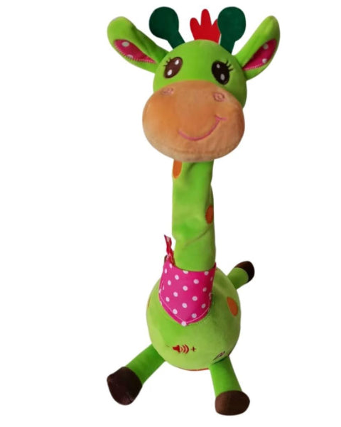 Dancing Singing Talking Giraffe Toy Repeat What You Say,Interactive Baby Toy with Volume Control,Mimicking Recording Giraff e Toys, Educational toys for Kids Toddlers 0 1 2 3 4 5 6 Year Old (Giraffe)