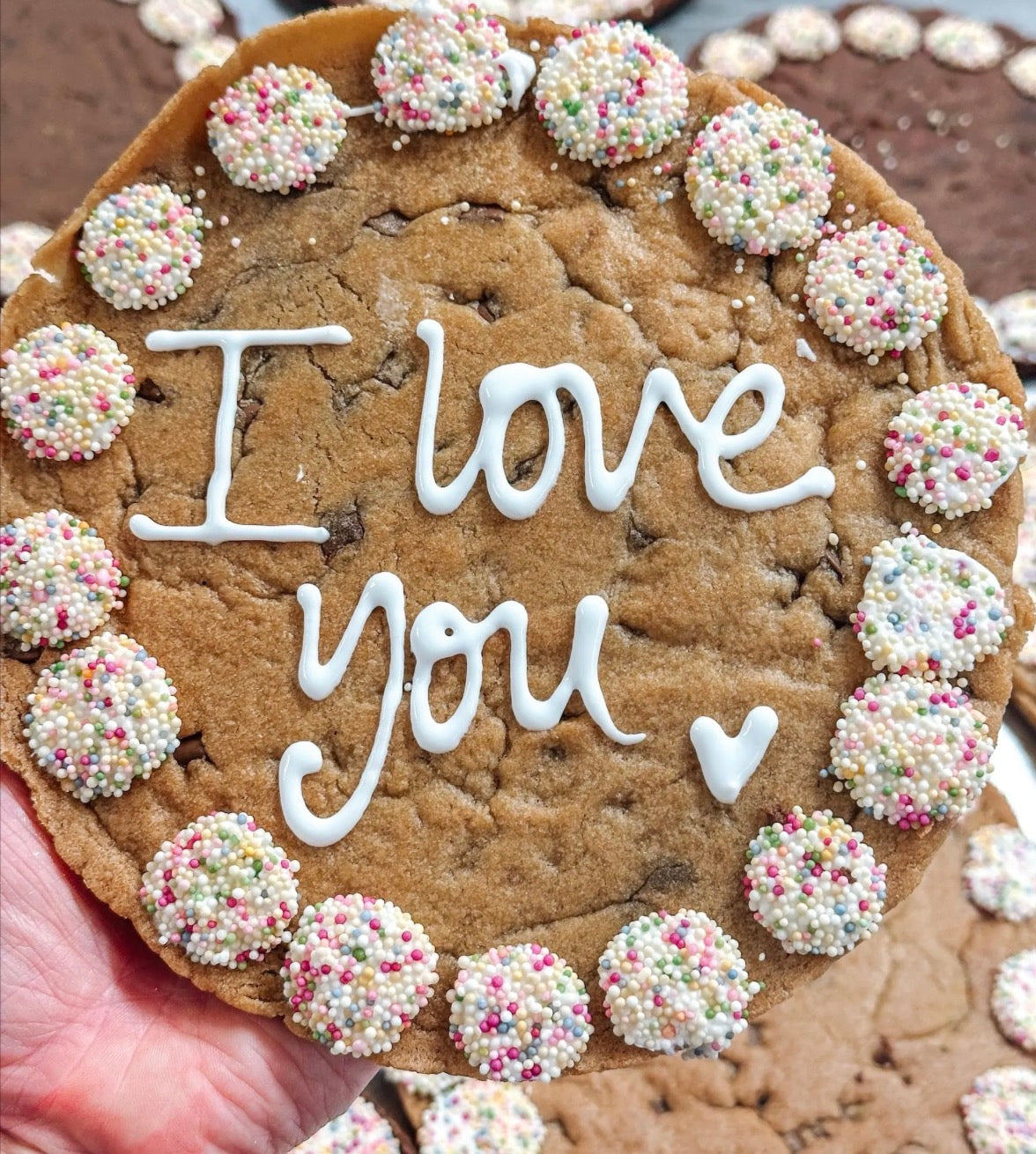 Pipe Anything Personalised Giant Cookie