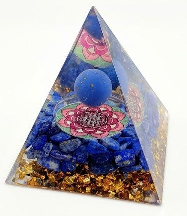 Celestial Wisdom Lapis Pyramid