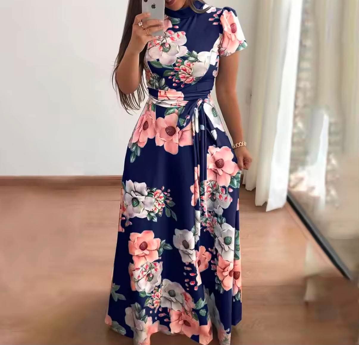Women's Floral Print Summer Dress