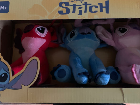Set of 3 stitch teddies