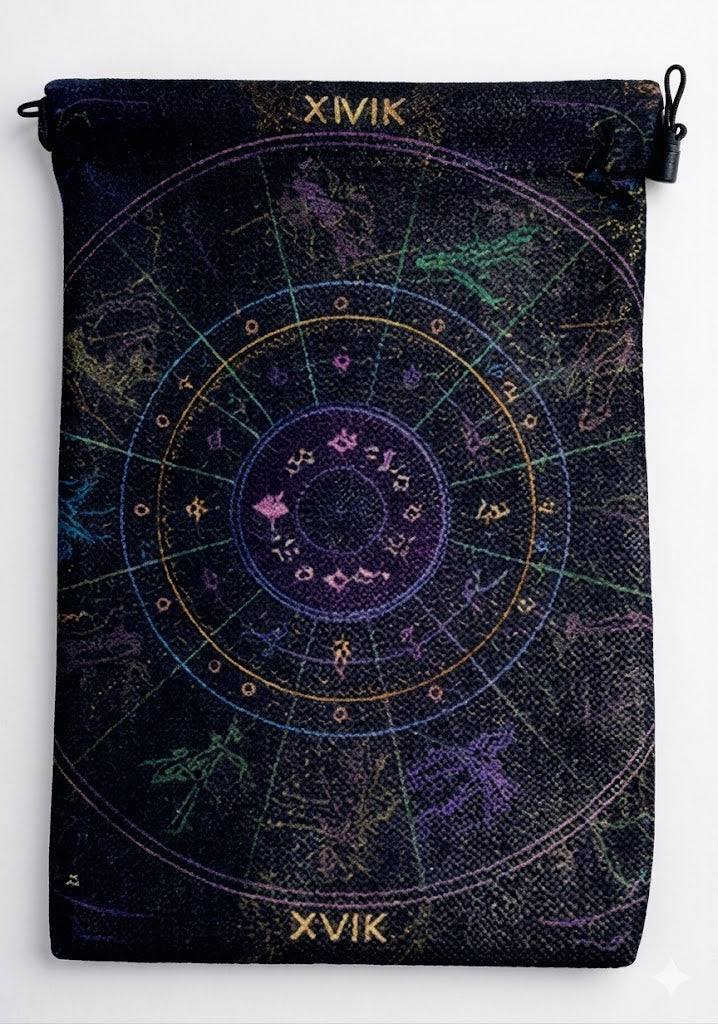 Celestial Zodiac Astrology Pouch