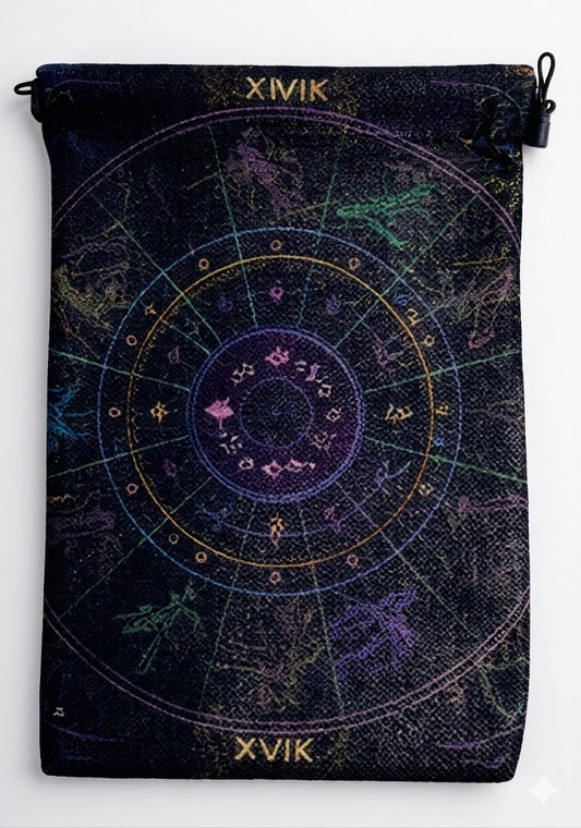 Celestial Zodiac Astrology Pouch