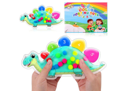 Color Sorting Game Counting Super Soft Squeeze Sensory Toy for Toddlers Montesso