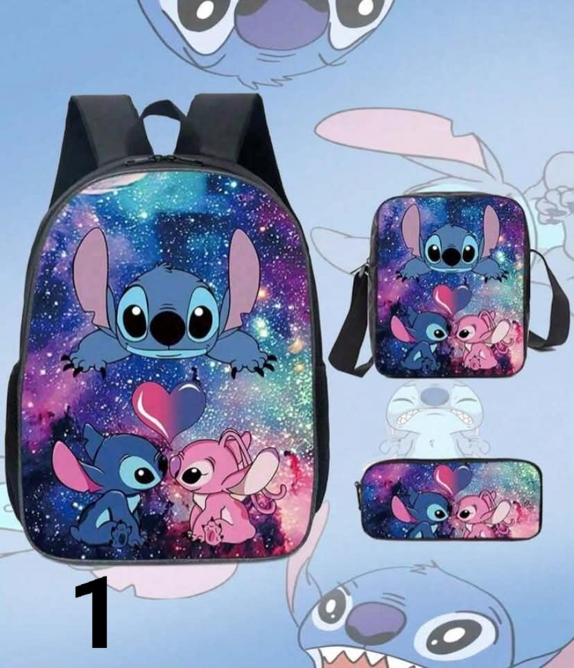 Adjustable Shoulder Strap Cute Print Lunch Bag, Backpack Set, Girl, Girls And Students School Essentials, Student Backpack Set With Pencil Case, Backpack With Pockets,