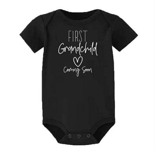 First Grandchild Coming Soon Announcement