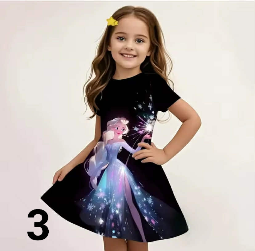 Disney Summer Hot Selling Short Sleeved dresses