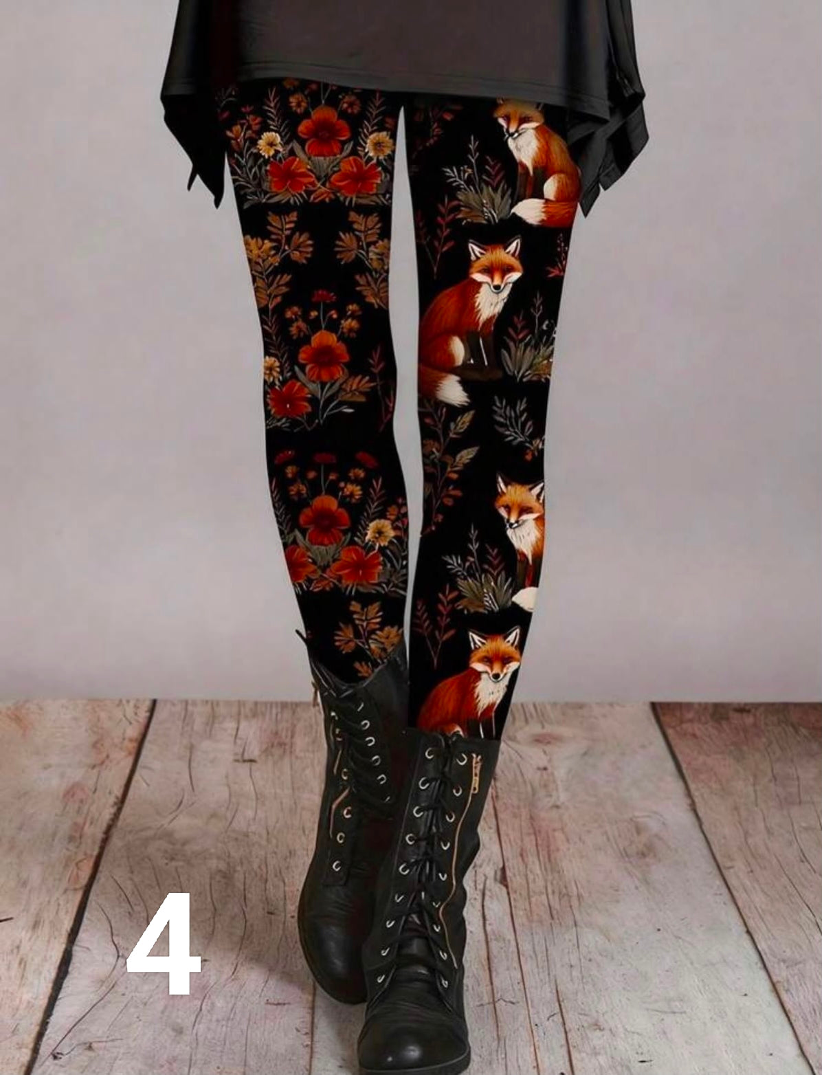 Women Plus Size Bat & Sheer Mesh Leggings, Halloween, Autumn