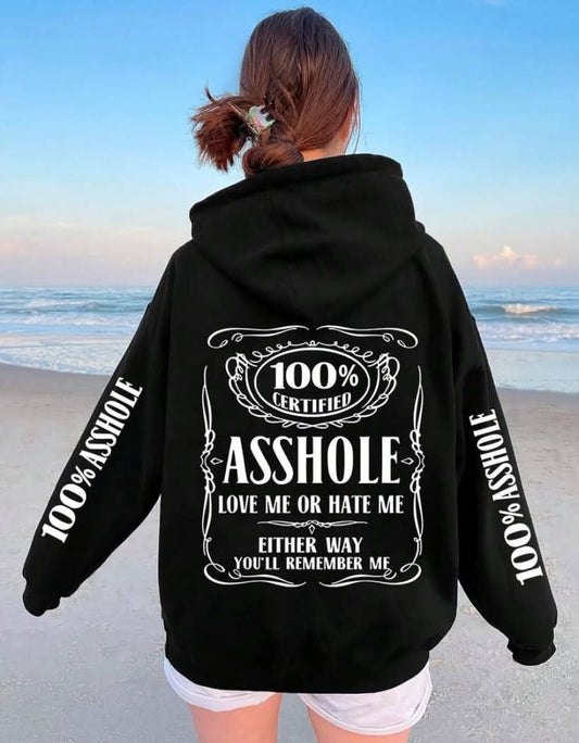 Plus Size Women Slogan Print Drop Shoulder Long Sleeve Casual Loose Thermal Lined Sweatshirt, Autumn/Winter Pink