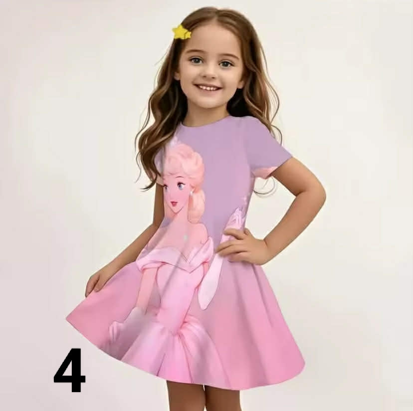 Disney Summer Hot Selling Short Sleeved dresses