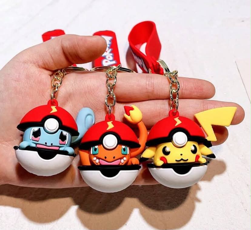 pokemon Ball Set Cute Pikachuib Ash Seed Grass Turtle