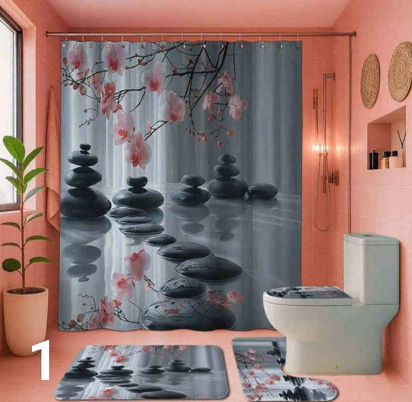 Bathroom set 4 pcs