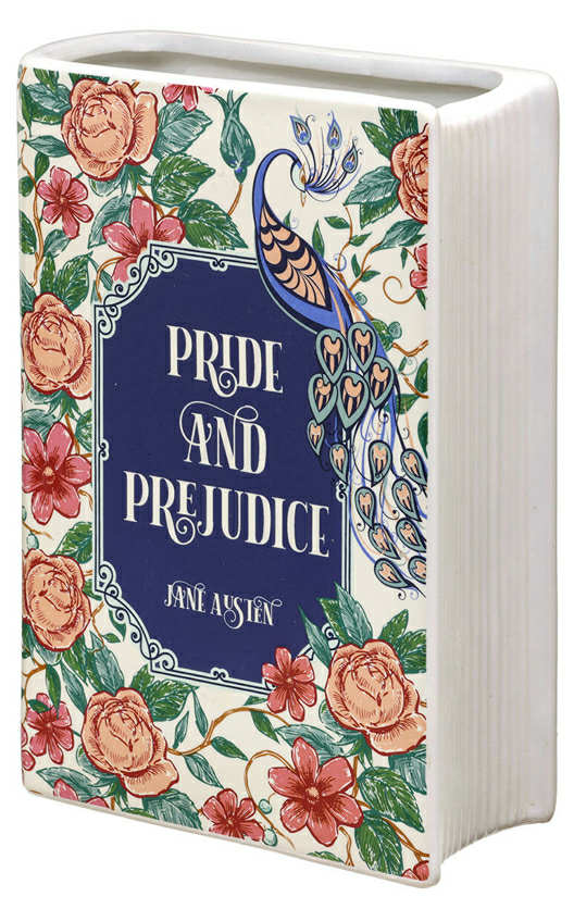 Steel Mill ‘Pride and Prejudice’ Large Book Vase