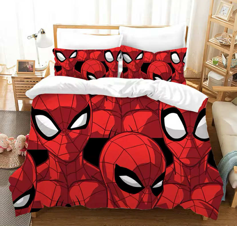 Spider man bedding