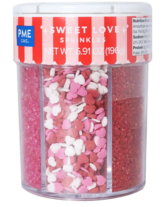 PME 6-in-1 Valentines Sprinkle Set - Sweet Love (196g)