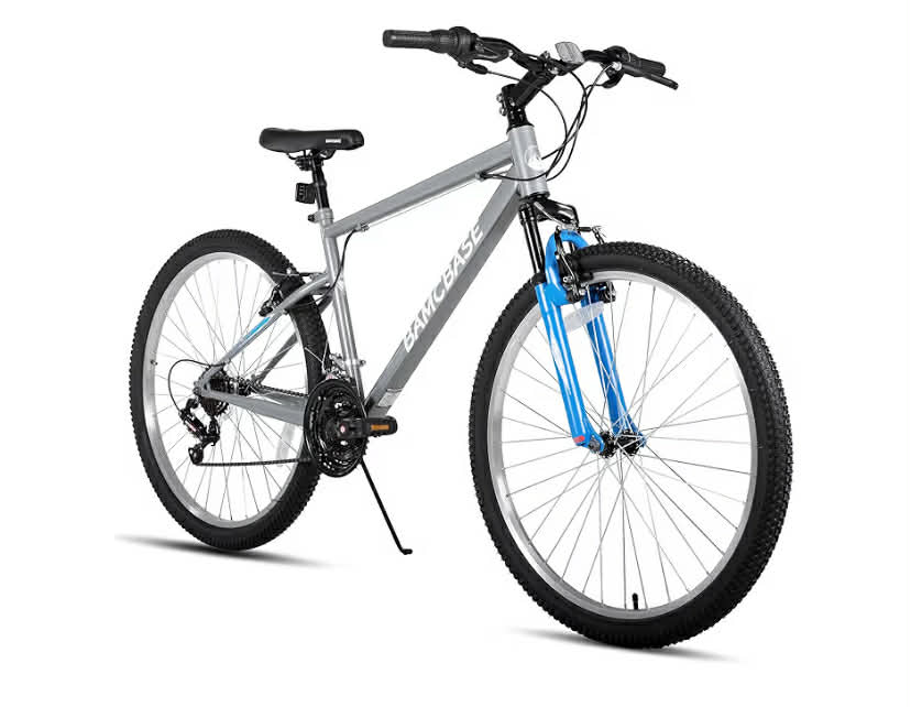 HILAND 26/27.5/29 Inch Adult Mountain Bike, 18/21 Speeds MTB for Mens Womens, High-Carbon Steel Frame, V Brake, Hardtail Mountain Bicycle for Adults