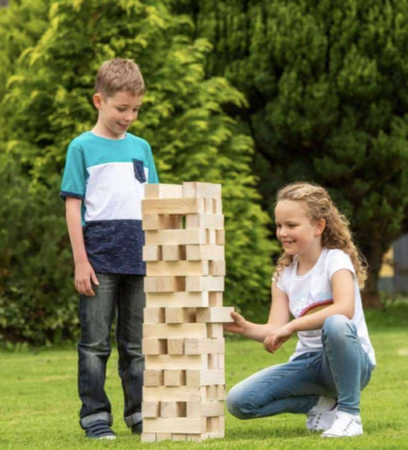 Giant Wooden Tumbling Tower Game