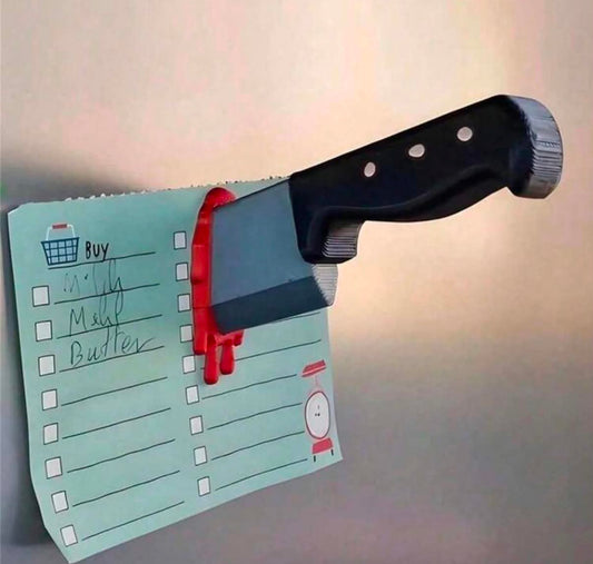 Funny Knife-Shaped Fridge Magnet, 3D Interesting Axe Fridge Magnet, Flying Knife