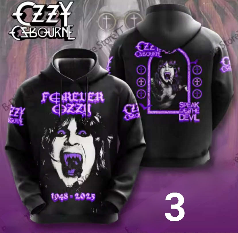 Men Hoodies Ozzy Osbourne Band