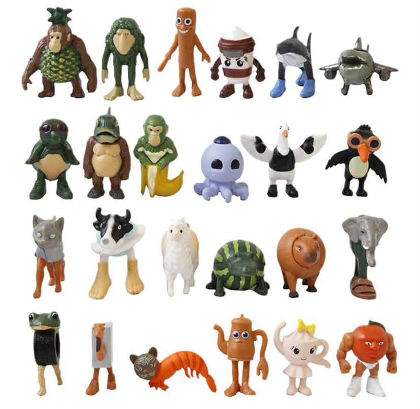 24PCS Italian Brainrot Action Figures Set