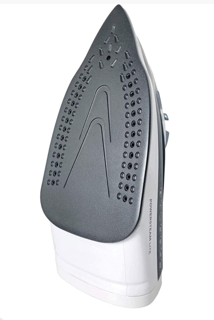 Igenix IG3116 PowerSteam Lite Vertical Steam Iron, Ceramic Non-Stick Soleplate, 220 ml Water Tank Capacity, 1600 W, Blue/White