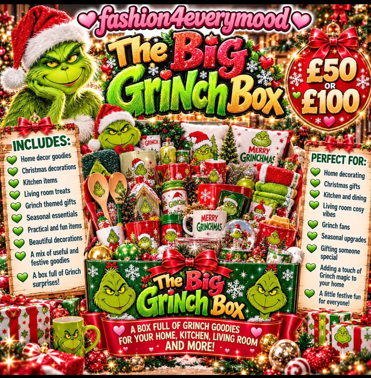 🎄 THE BIG GRINCH MYSTERY BOX! 🎄
