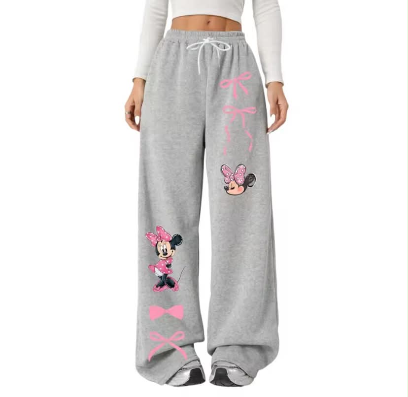 M-i-nnie Women's Bow Straight Pants