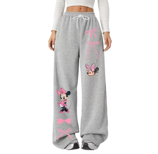 M-i-nnie Women's Bow Straight Pants