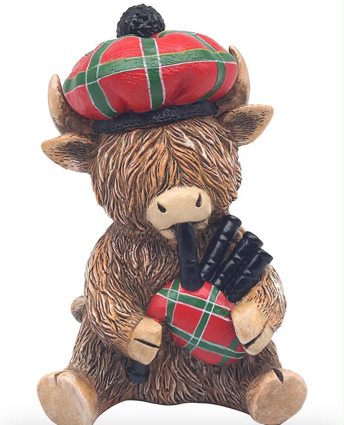 Highland Cow Piper Ornament