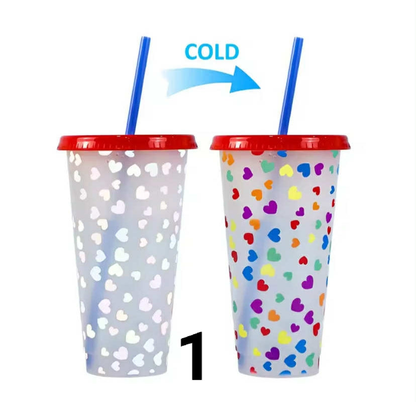 710ml Reusable with Straws