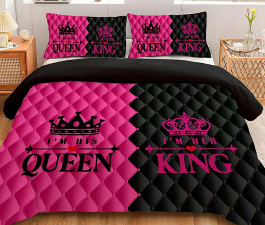 King & queen bedding