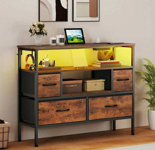 4-Drawer Fabric Storage Cabinet
